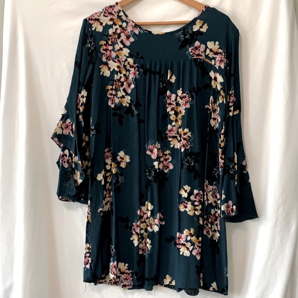 Peppermint Floral Dress